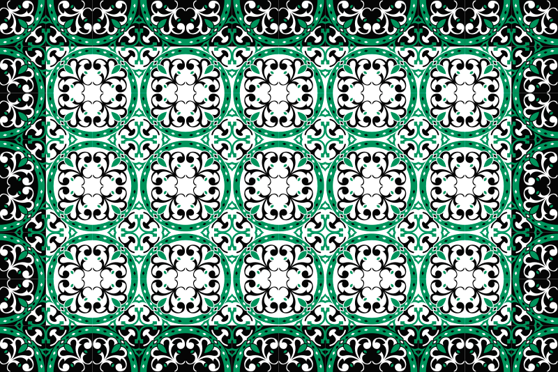 Vinil pločice kićeni mozaik - TenStickers