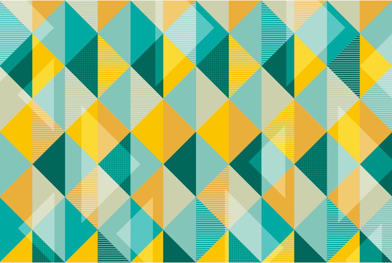 Vinil podovi geometrijski niz geometrijskih trokuta - TenStickers