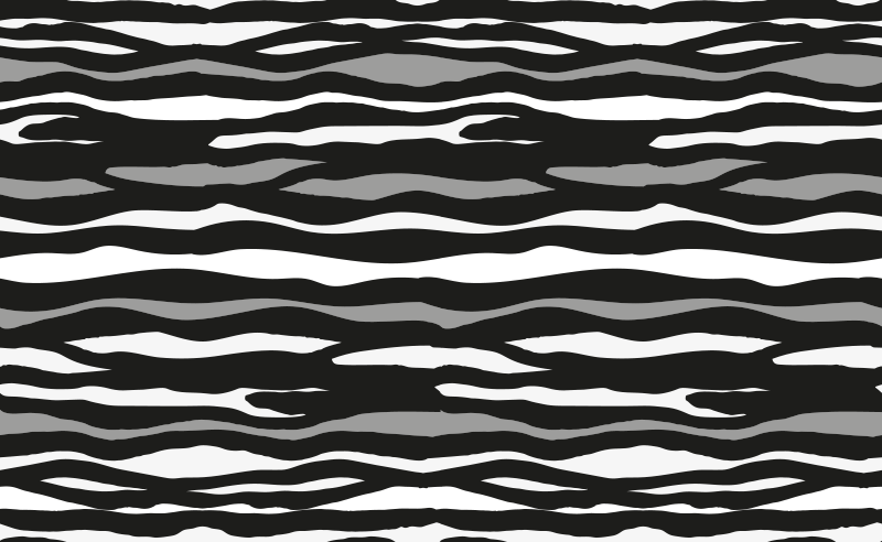 Zebra animal print vinil prostirka - TenStickers