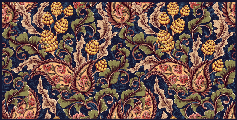 Realistična ilustracija tepih dnevnog boravka - TenStickers