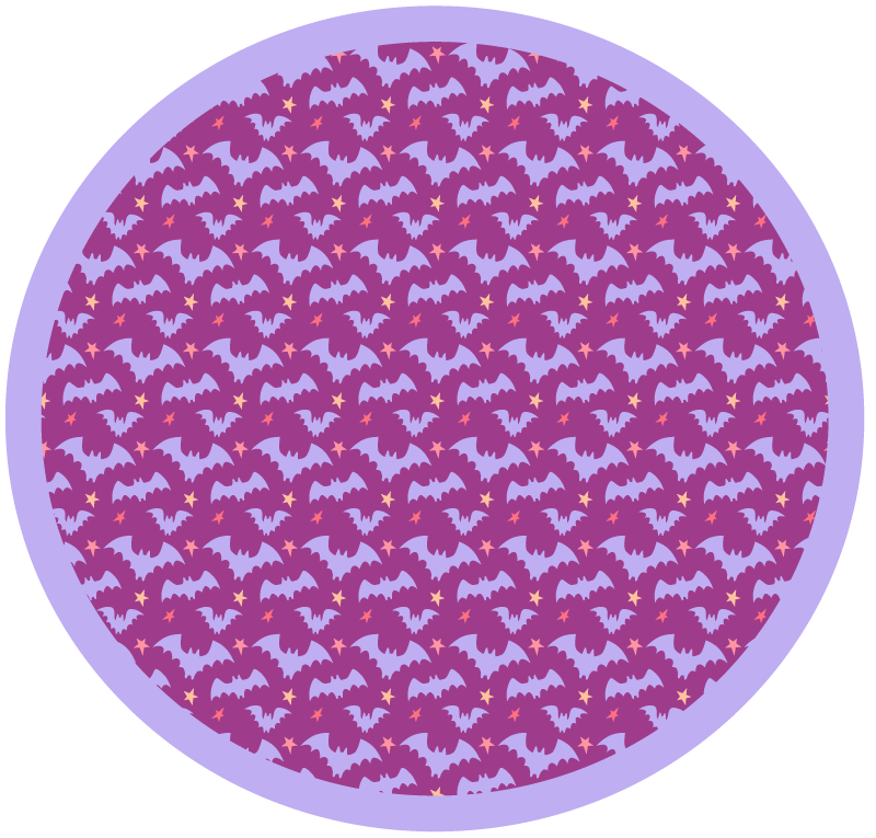 Vinil podovi Noć vještica motiv šišmiša za noć vještica - TenStickers