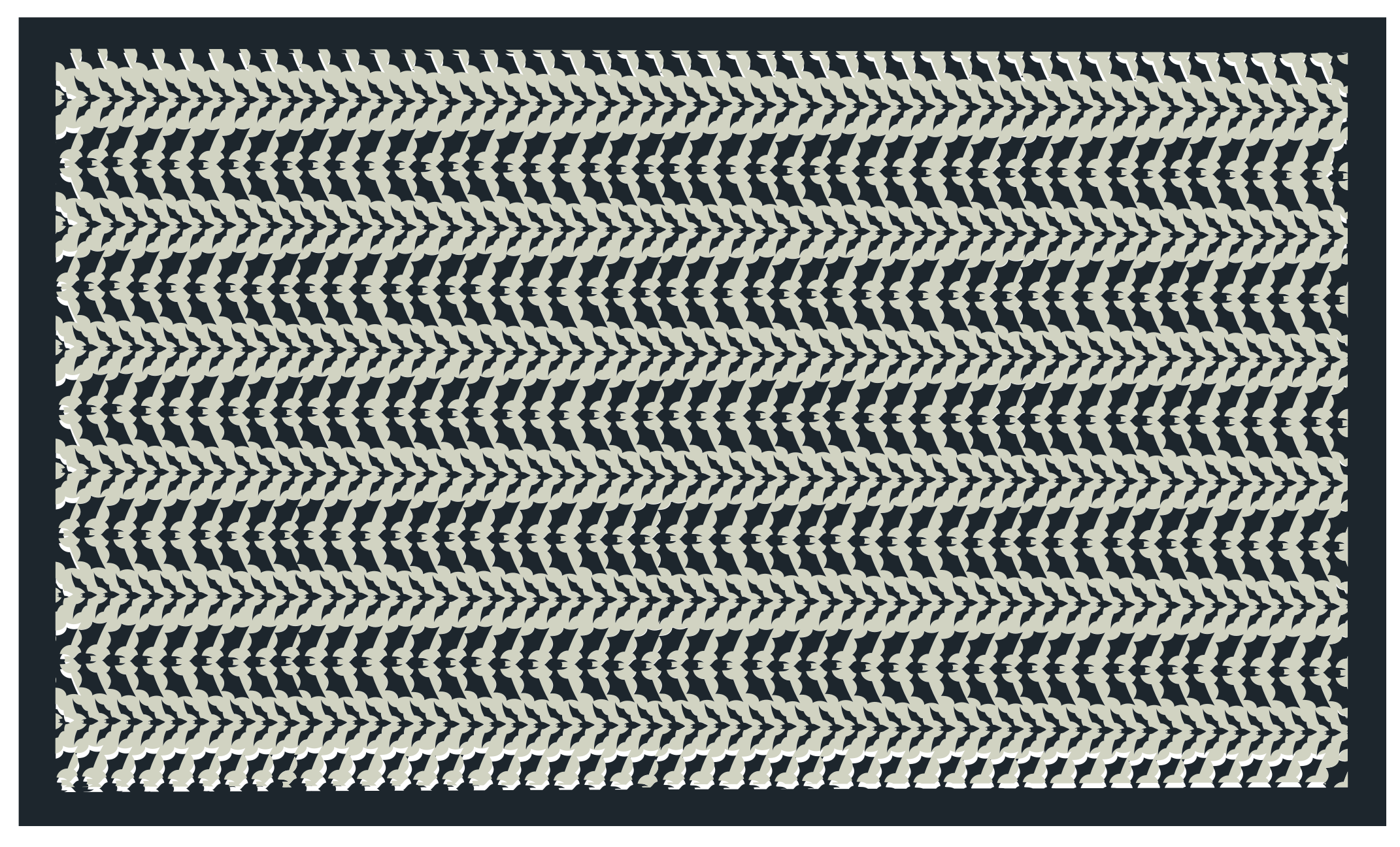 Vinil podovi prugasta ševron zamršenost - TenStickers