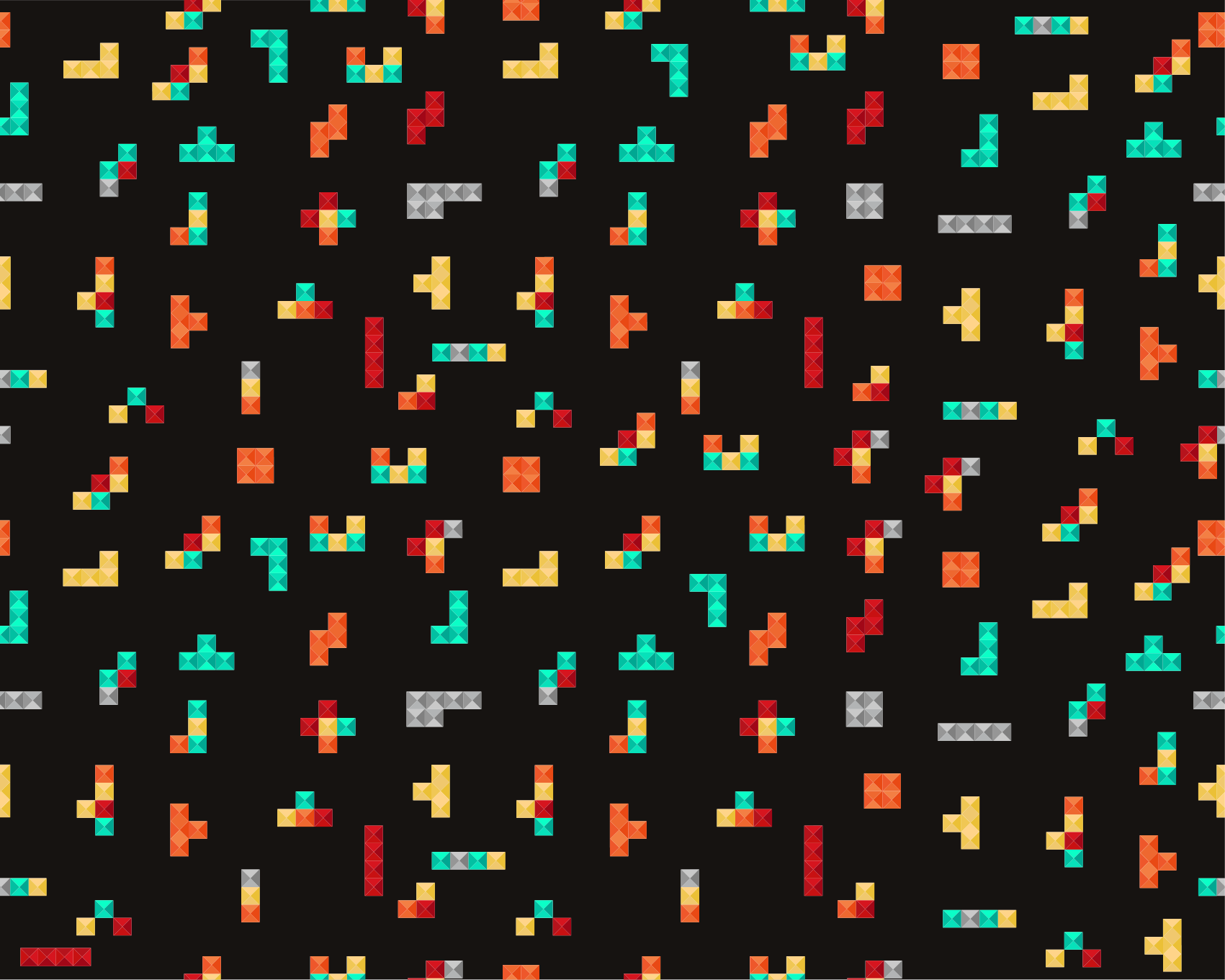 Retro tetris vintage vinil prostirka - TenStickers