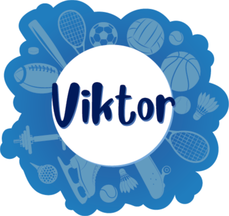 Vinil podovi s imenima personalizirani sportski amblem - TenStickers