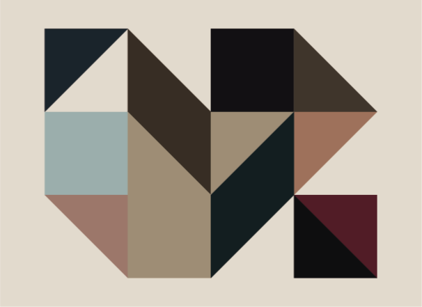 Vinil prostirka geometrijski oblici geometrijski prostirke - TenStickers