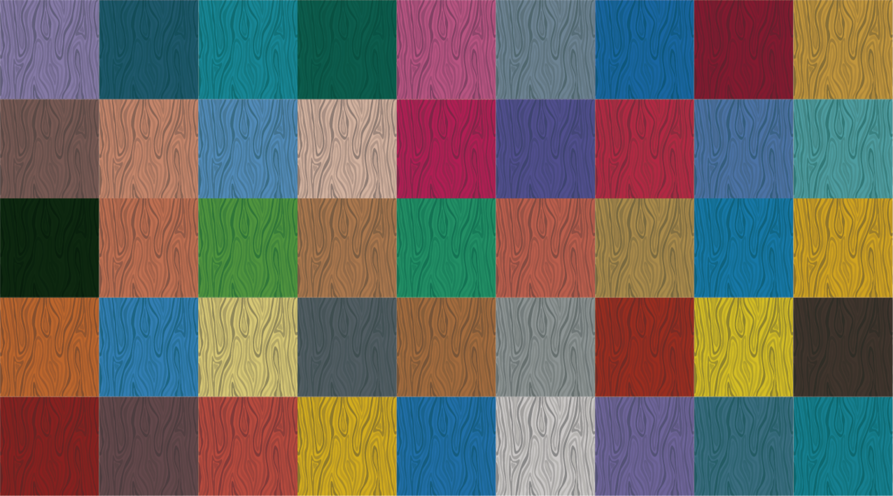 Vinil podovi efekt drva višebojna šahovnica - TenStickers