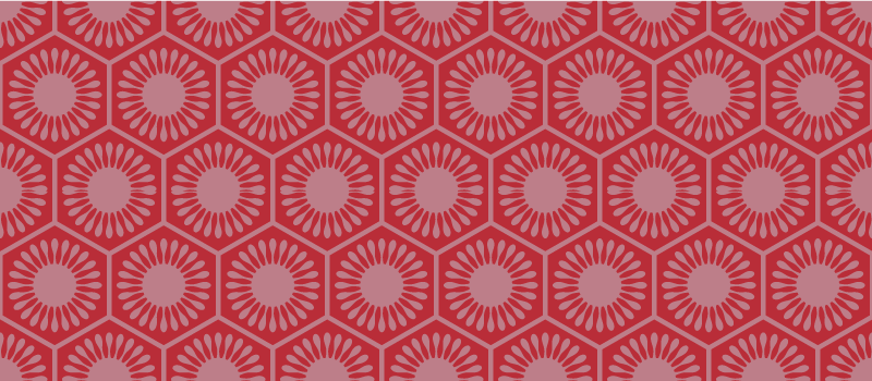 Vinil podovi geometrijski cjelina kružnog motiva - TenStickers