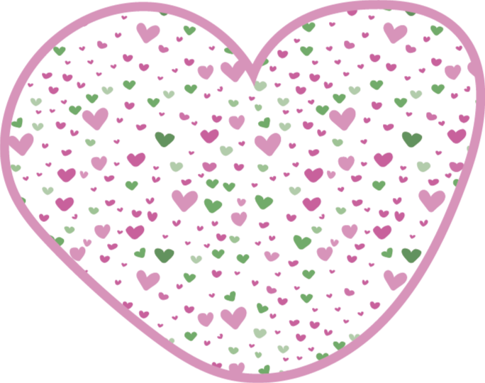 Slatka mala srca djeca vinil prostirka - TenStickers