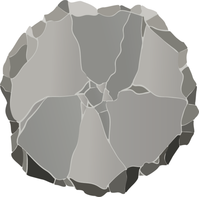 Vinil tepih tekstura različito kamenje kamen - TenStickers