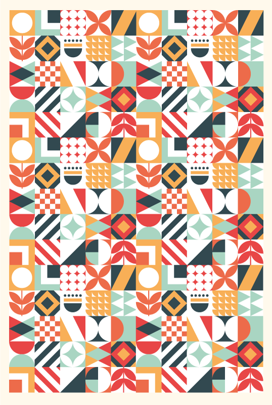 Različiti uzorci mozaik podne pločice - TenStickers