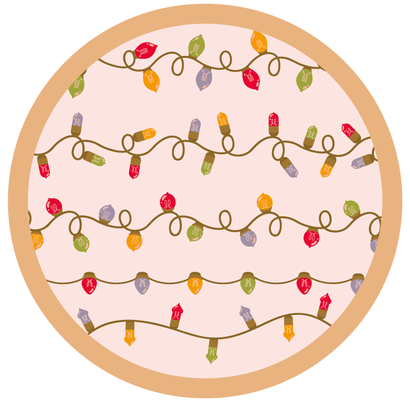 Božićna svjetla prostirka za božićno drvce - TenStickers