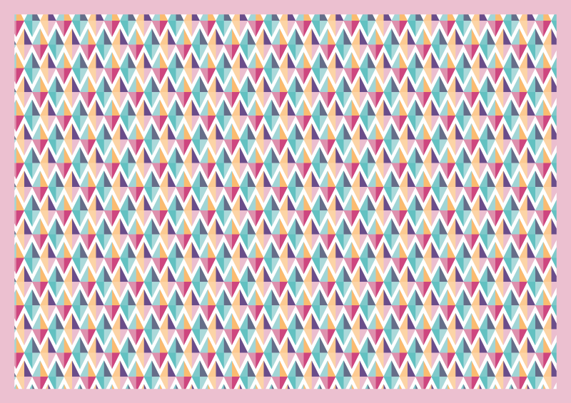 Vinil podovi za kupatilo trkač s geometrijskim uzorkom - TenStickers