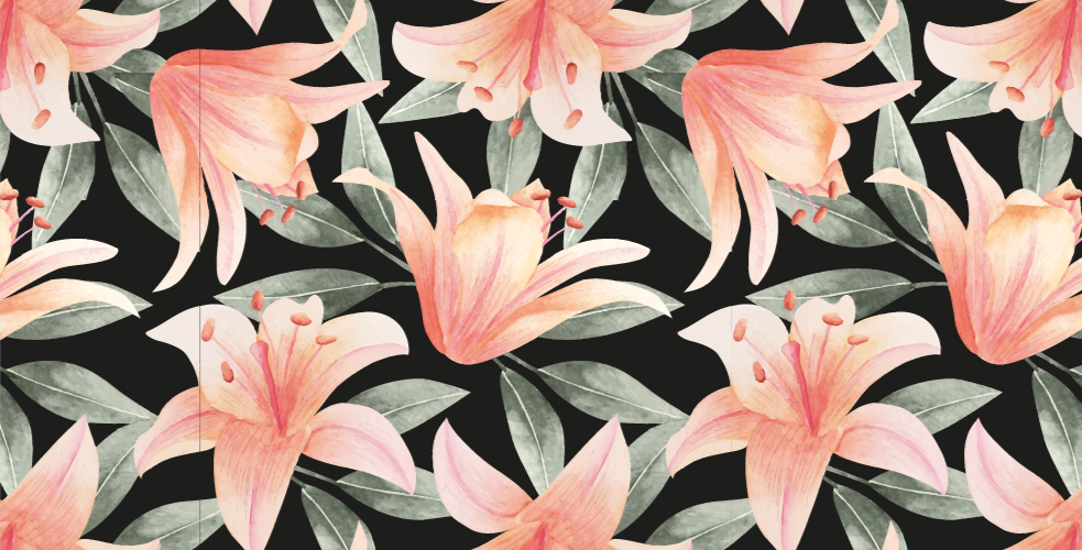 Vinil podovi cvijeće i biljke slike cvjetnog povjetarca - TenStickers