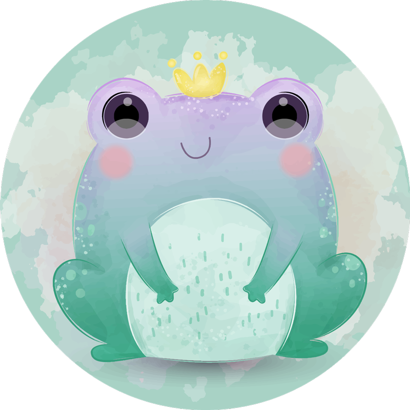 Drugi vinil podovi crtani vodeni prijatelji - TenStickers