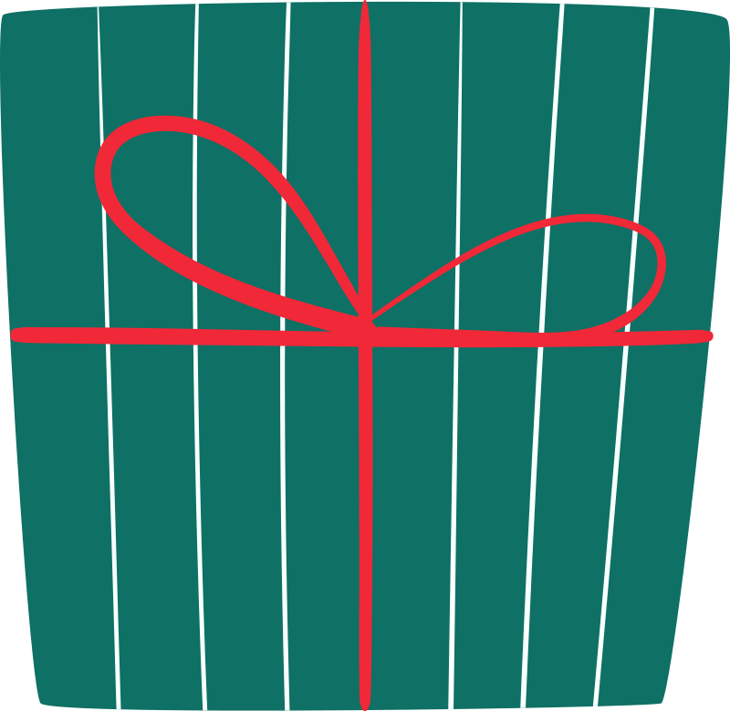 Božićni poklon prostirka za božićno drvce - TenStickers