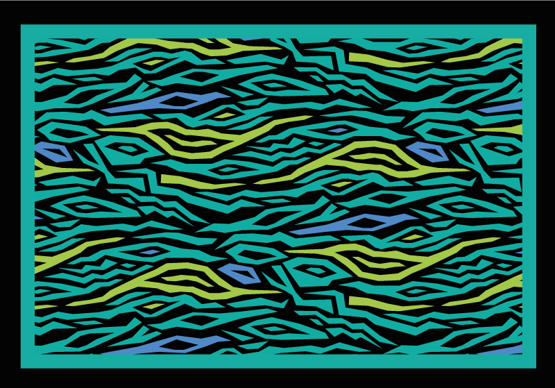 Vinil podovi otisak životinja apstraktni safari - TenStickers