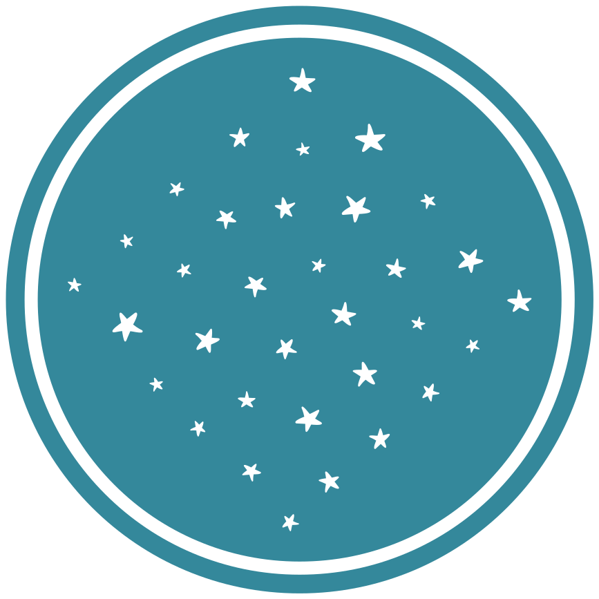 Vinil podovi zvijezde zvjezdani motiv - TenStickers