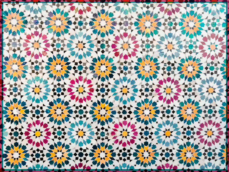 Mediteranski mozaik podne pločice - TenStickers