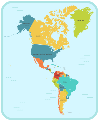 Vinil podovi karta svijeta obrazovna karta svijeta - TenStickers