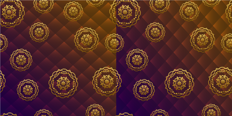 Vinil podovi mandala prekrivanje motiva mandale - TenStickers