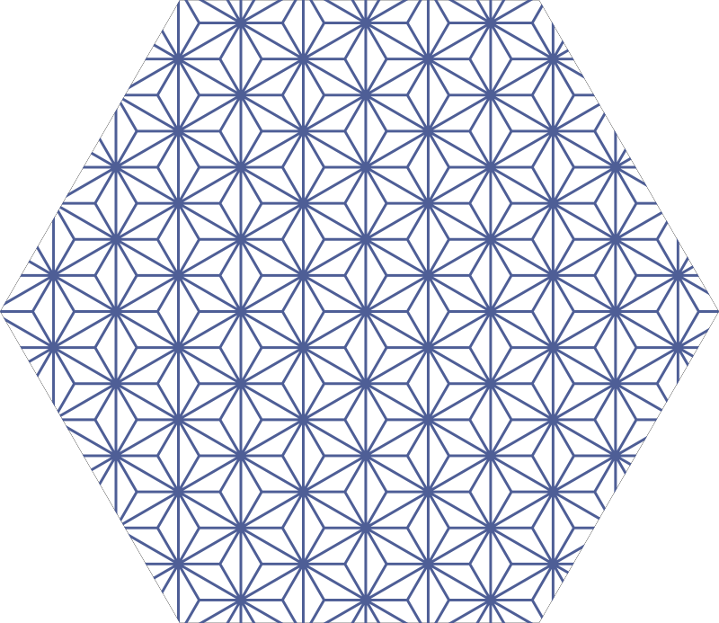 Vinil podovi geometrijski geometrijski uzorci zvijezda - TenStickers