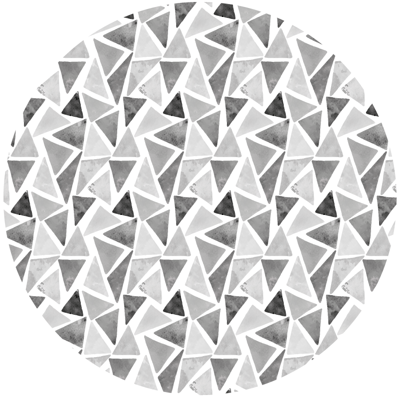 Sivi tonovi trokuti geometrijski vinil prostirke - TenStickers