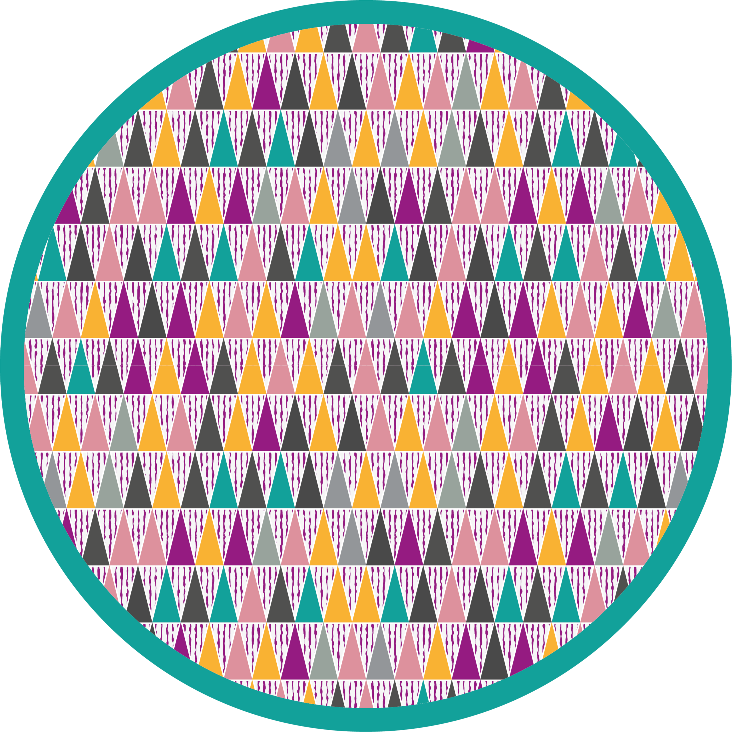 Vinil podovi geometrijski trokutasti uzorci - TenStickers