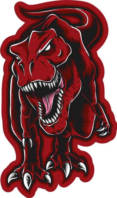 Vinil podovi životinja divlji dinosaur - TenStickers