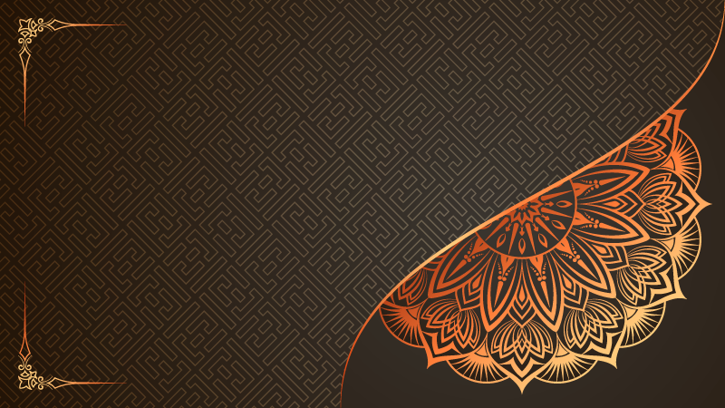 Vinil podovi mandala dizajn kuta mandale - TenStickers