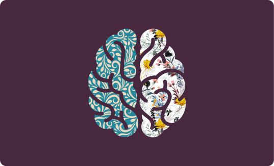 Vinil podovi cvijeće i biljke botanički yin yang - TenStickers