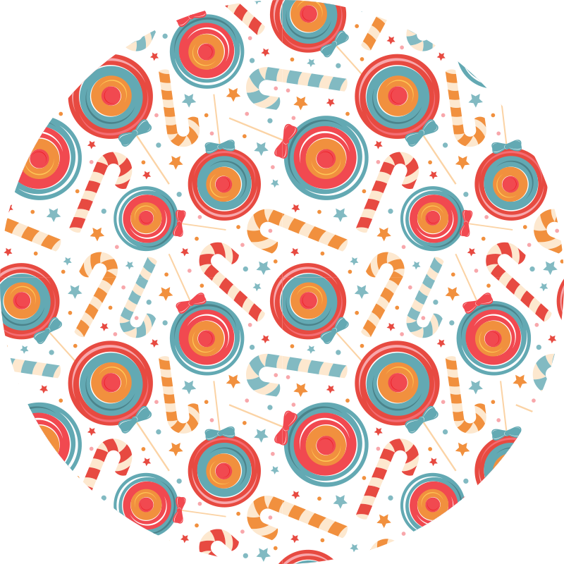 Vinil podovi igre slike zemlje slatkiša - TenStickers