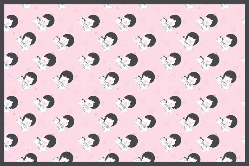 Vinil podovi djeca razigrana grafika balerine - TenStickers