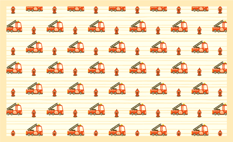 Drugi vinil podovi razigrana prometna tema - TenStickers