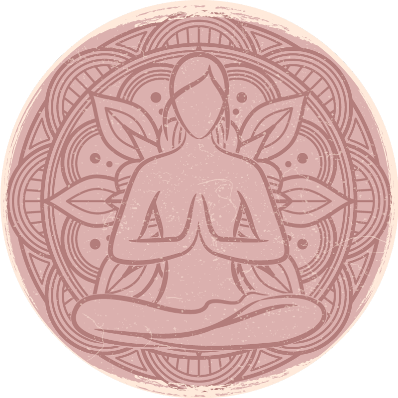 Vinil podovi mandala meditativna mandala - TenStickers