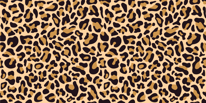 Leopard print životinjski otisak vinil prostirka - TenStickers