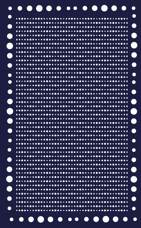 Točkasti rubni geometrijski tepisi od vinila - TenStickers