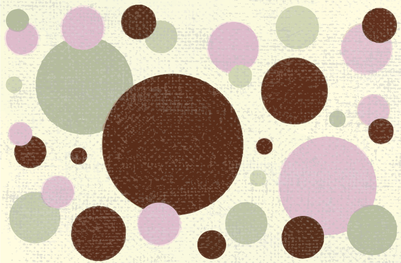 Velike i male točkice geometrijske prostirke - TenStickers