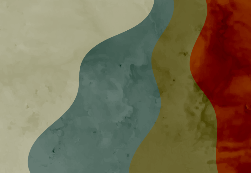 Vinil podovi dnevna soba apstraktni valni uzorci - TenStickers