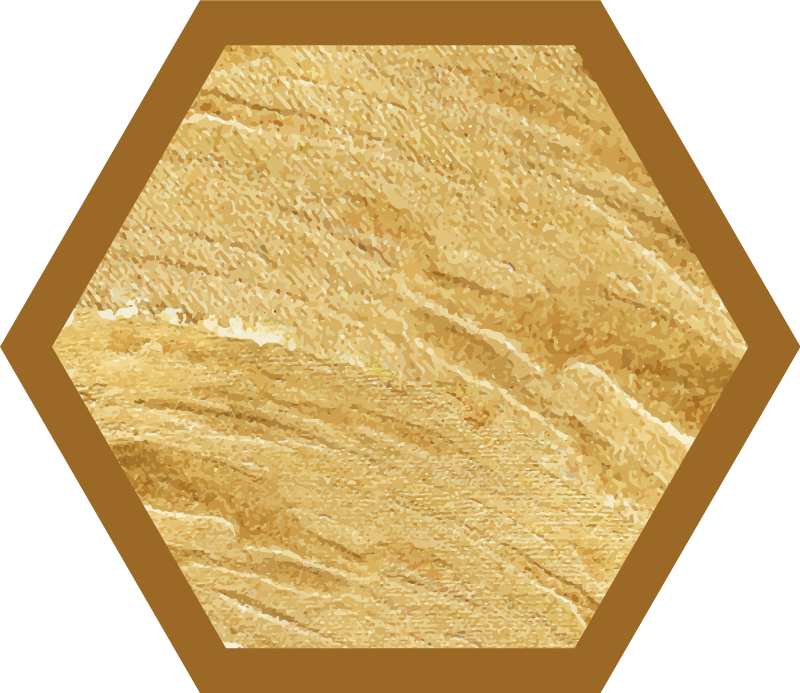 Vinil podovi efekt drva tekstura šesterokutnih zrna - TenStickers