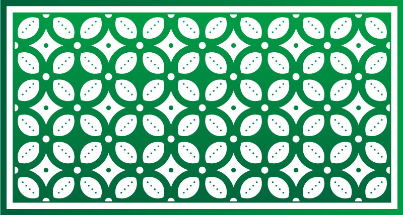 Smaragdno zelene pločice kuhinjske podne pločice - TenStickers