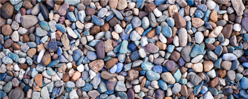 šareni šljunak kuhinjski vinil tepih - TenStickers