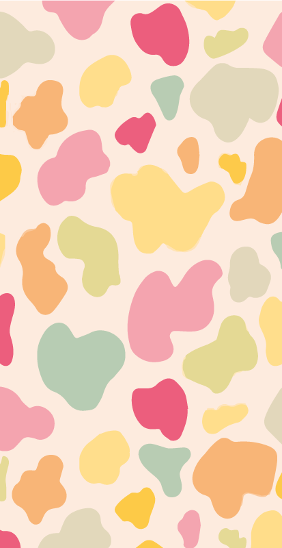 Dugini krava print životinjski print vinil prostirka - TenStickers