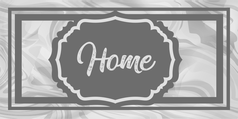 Vinil podovi ulazni hodnik siva pozdravna fraza - TenStickers