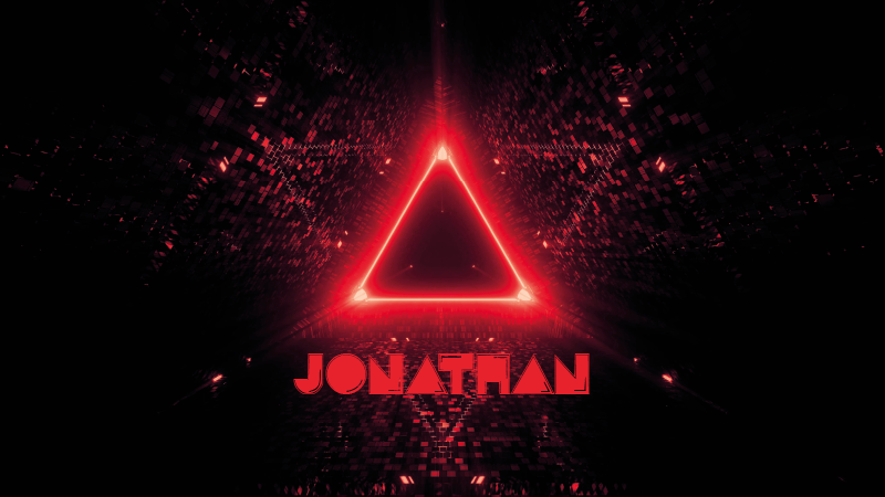 Vinil podovi tinejdžeri neonski trokut s imenom - TenStickers