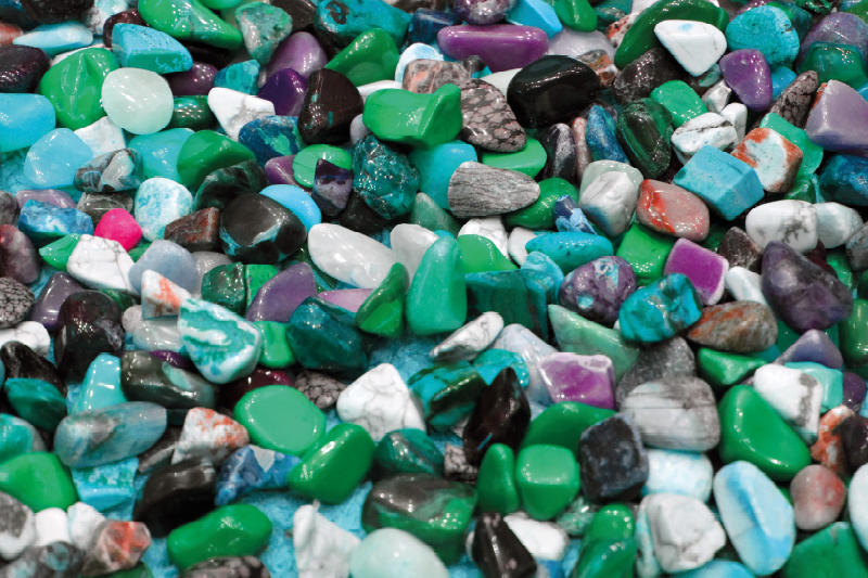 Vinil podovi efekt kamena šareni šljunčani mozaik - TenStickers