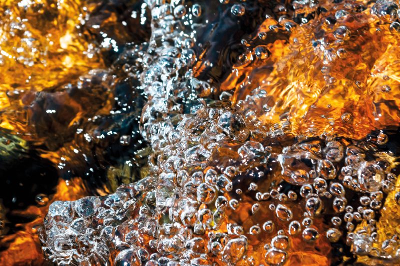 Vinil podovi druge teksture mjehurićavi tok vode - TenStickers