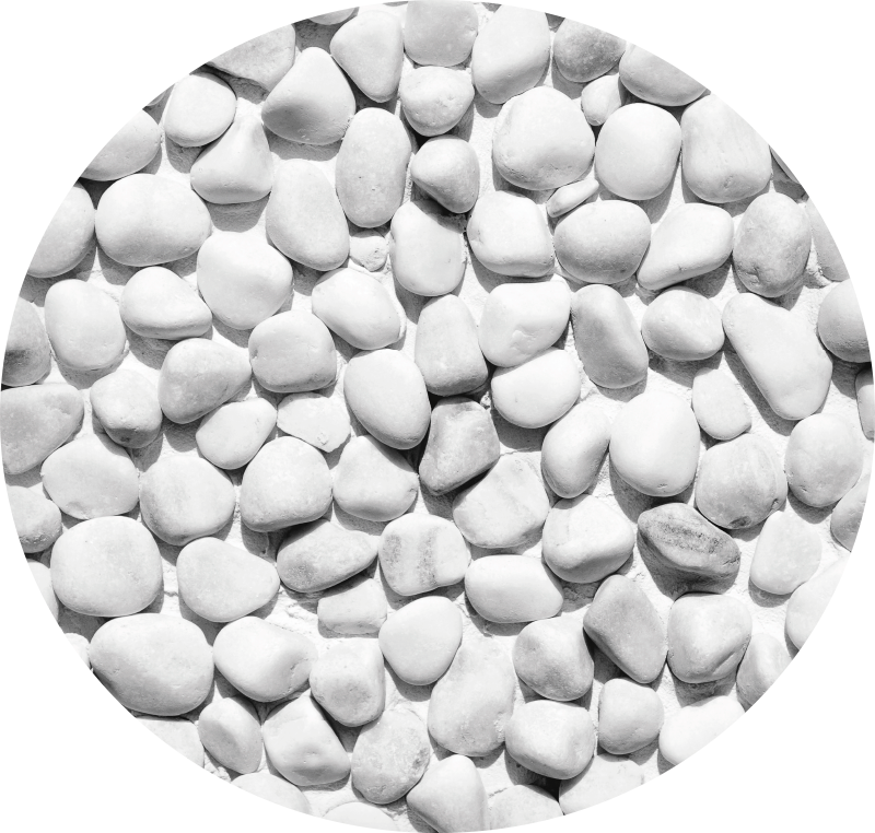 Vinil podovi efekt kamena glatki uzorak od kamenčića - TenStickers