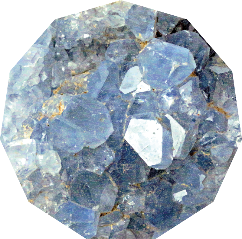 Vinil podovi druge teksture uzorak ledenjačkog kristala - TenStickers