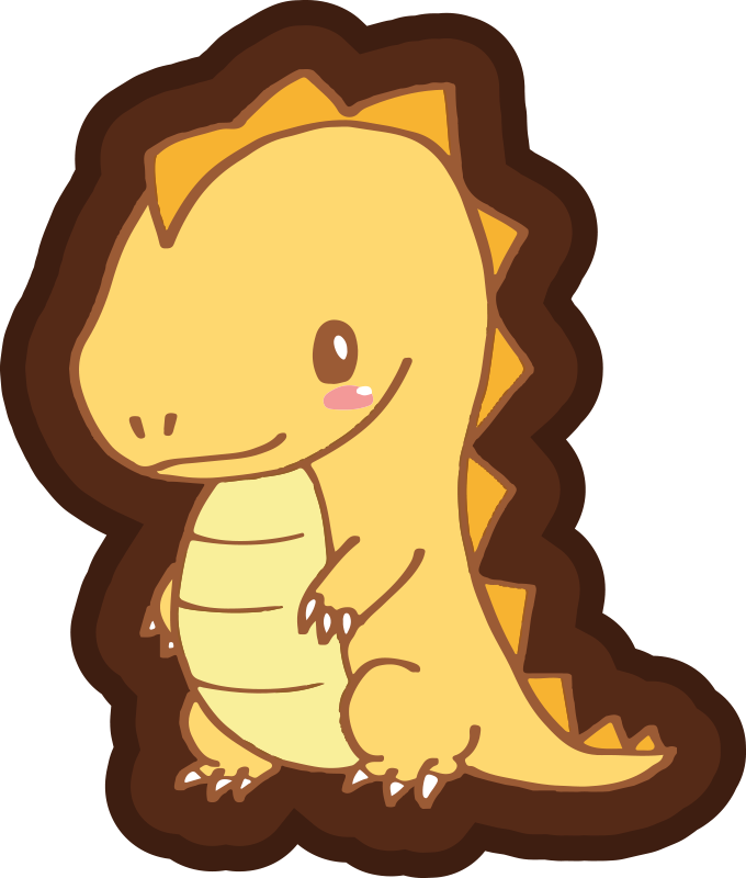 Vinil podovi djeca slatki dinosaur dinosaur - TenStickers