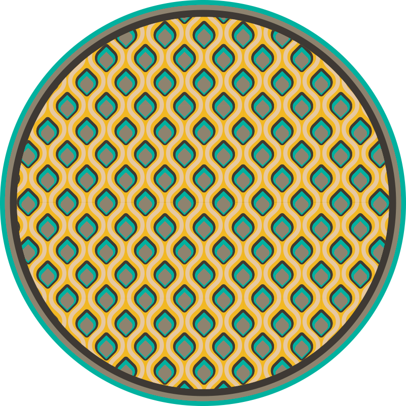 Bella paun portugalske podne pločice - TenStickers